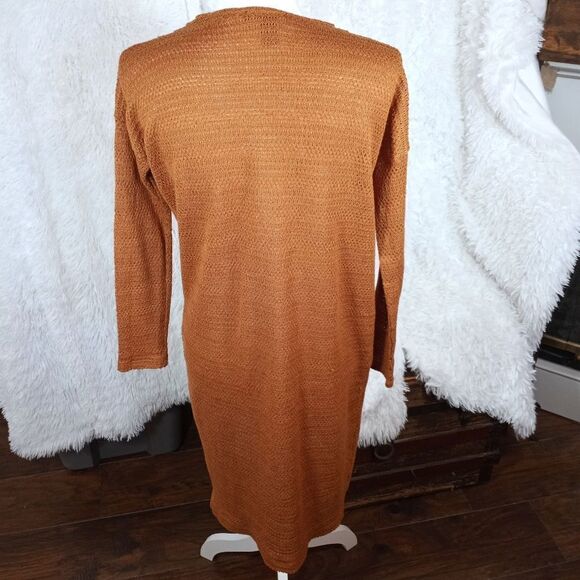 FOREVER 21 MUSTARD YELLOW CARDIGAN SZ.M EUC - Picture 6 of 7